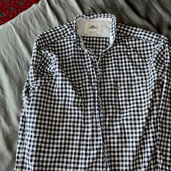 Lacoste classic fit, medium navy check - Picture 2 of 3